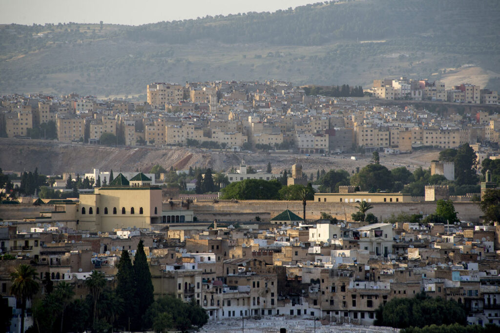 Vista panorámica de Fez (Marruecos).