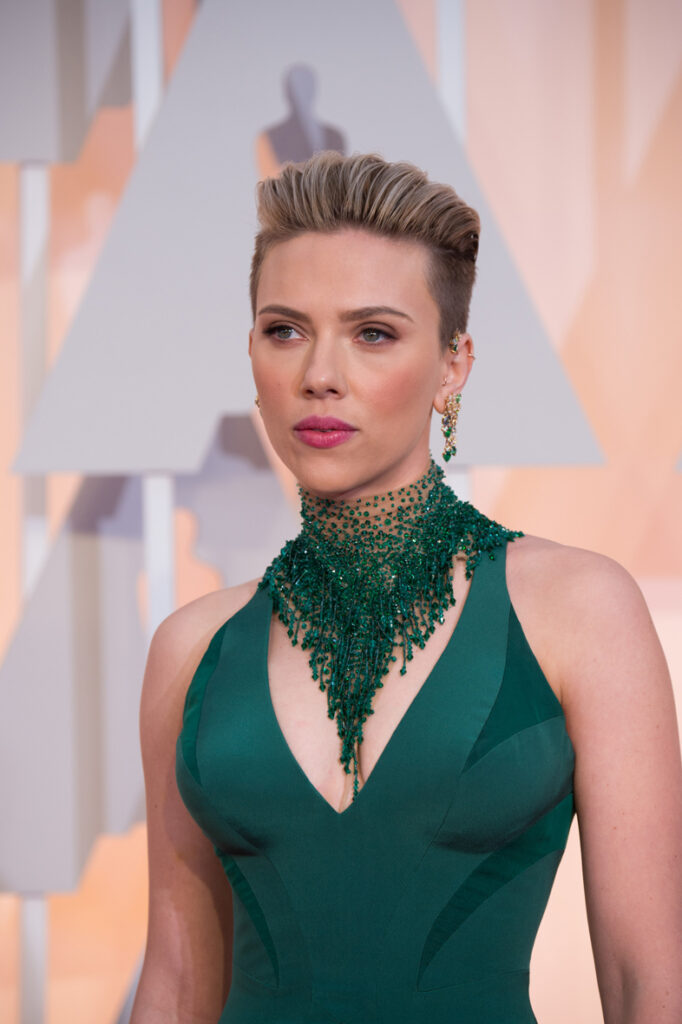 Scarlett Johansson en los Óscar 2015.