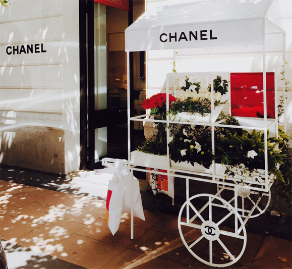 Chanel en el hotel Intercontinental.