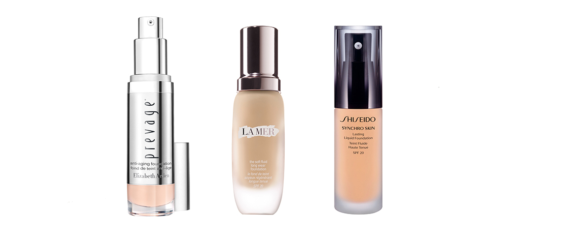 fondos-maquillaje-innovadores: prevage, la mer, shiseido synchro skin