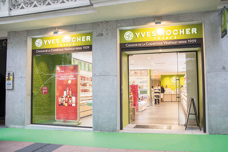 YVES ROCHER ATELIER LAB EN LA CALLE GOYA (MADRID).