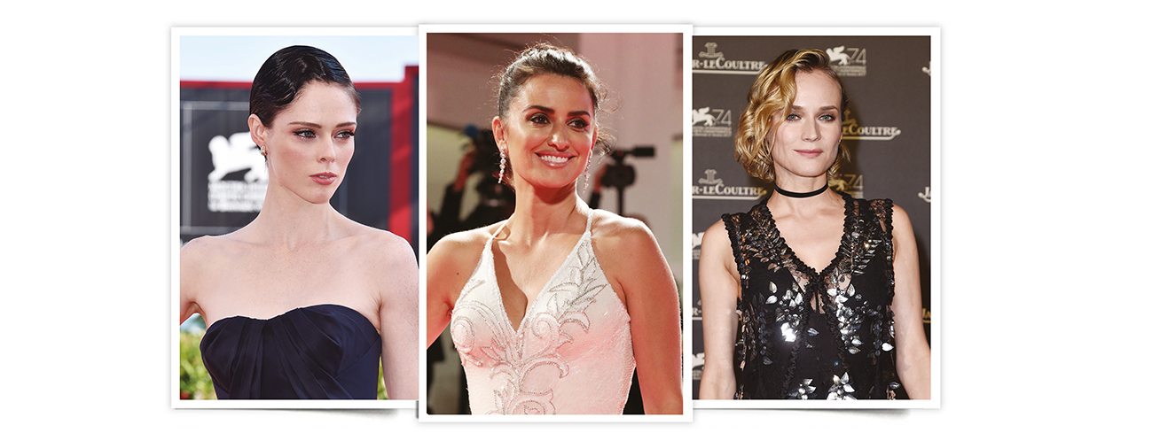 looks de belleza del Festival de Venecia. Festival de Venecia 2017: Coco Rocha, Penélope Cruz y Diane Kruger