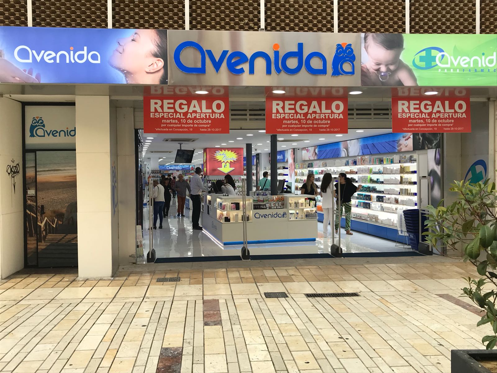 Perfumería Avenida en Huelva.