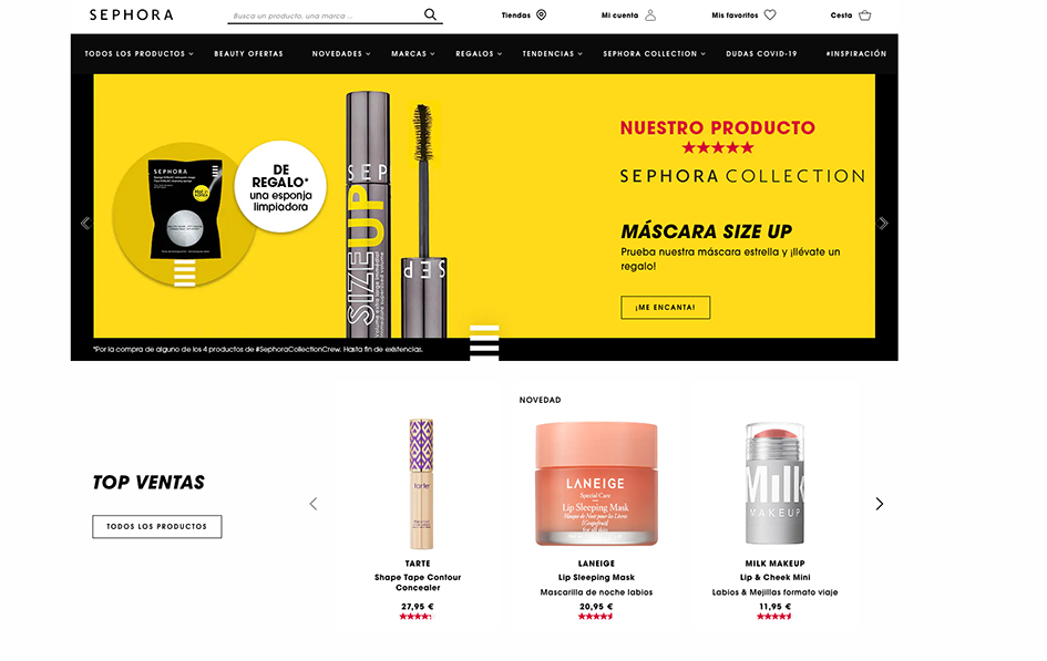 Sephora estrena nueva web