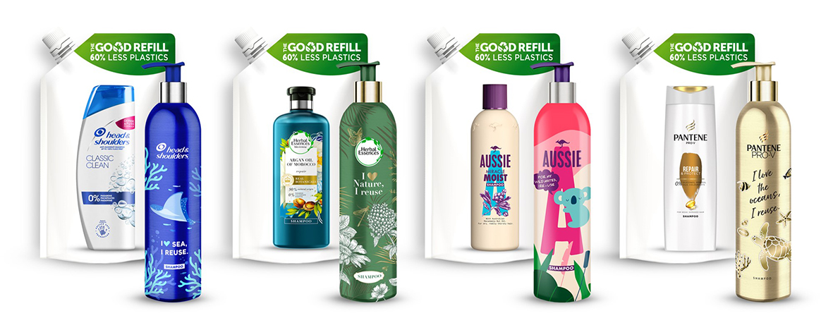 Procter & Gamble presenta nuevos envases de aluminio para sus marcas de cabello