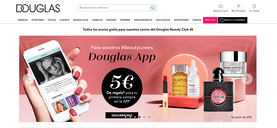 Douglas quiere ser ante todo digital y prepara la expansión de su marketplace