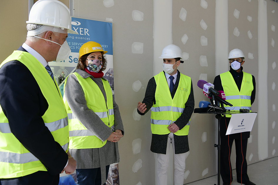 LAS AUTORIDADES E INSTITUCIONES DE CASTILLA LA MANCHA VISITAN LA NUEVA PLANTA DE MIXER & PACK EN CABANILLAS DEL CAMPO