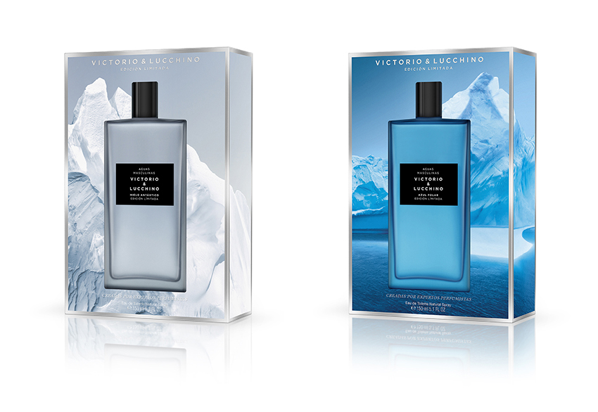 Hielo Antártico y Azul Polar, nuevas Aguas Frescas masculinas de Victorio & Lucchino