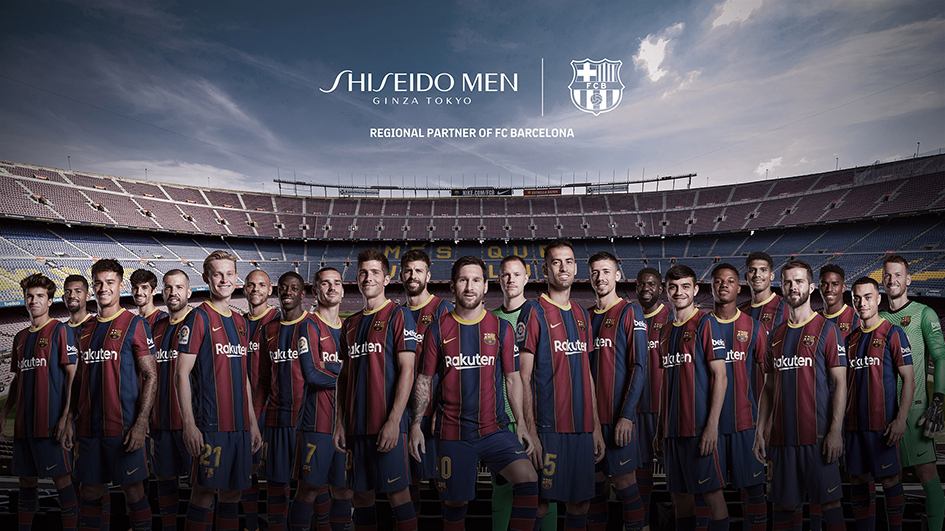 Shiseido Men y FC Barcelona se alían para lanzar nuevas líneas de tratamiento y maquillaje masculino