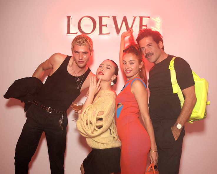 LOEWE Botanical Rainbow_ Julio Taeno, Songa Park, Miranda Makaroff y Miguel Carrizo