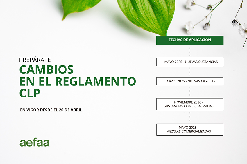 AEFAA Cambios en el reglamento CLP